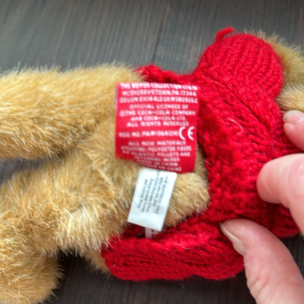 BOYDS BEARS JOHNNY RED KNIT SWEATER COLLECTIBLE - Picture 6 of 6